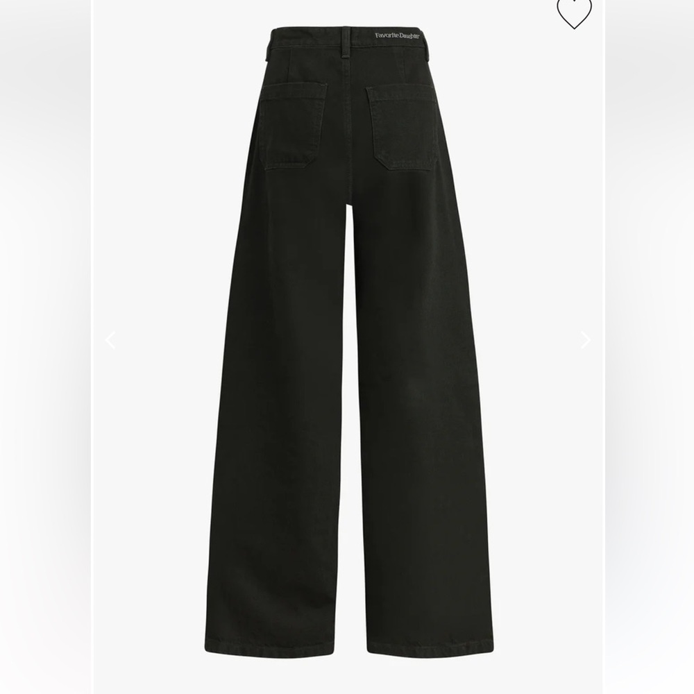 Favorite Daughter The Fancy Black Flare Jeans wide leg denim pants NWT 31 - Picture 8 of 16